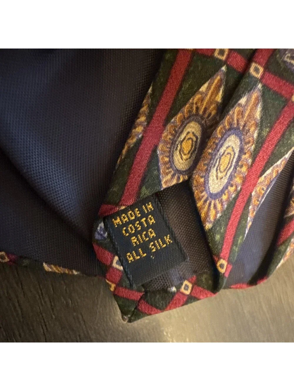 Colours Alexander Julian Men Multicolor Silk Geometric Necktie, One Size [COPY]